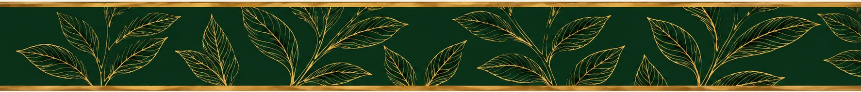 Illustrated tea leaf sprig